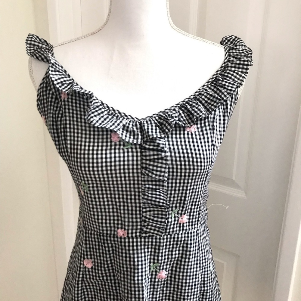 Heartloom Jilly A-Line Cotton Gingham Dress Med - Picture 8 of 8